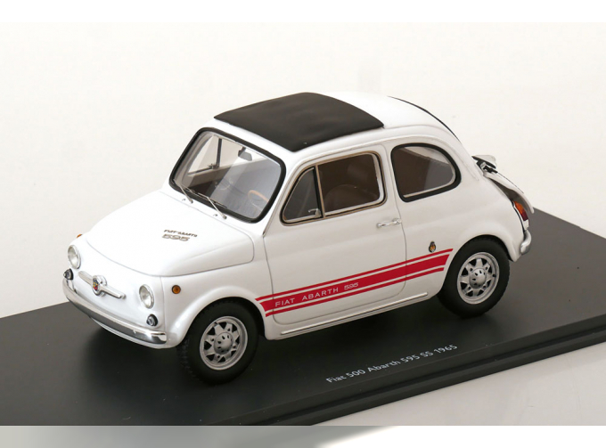 FIAT 500 Abarth 595 SS (1965), white red
