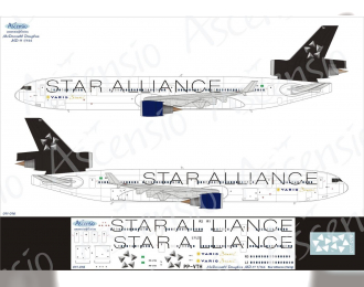 Декаль на самолёт MD-11 (Star Alliance (Varig))