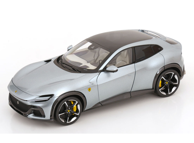 FERRARI Purosangue Suv Panoramic Roof (2022) - Polyfoam Packaging, Grigio Titanio - Grey