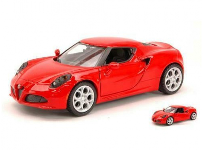 ALFA ROMEO 4C 2013, red