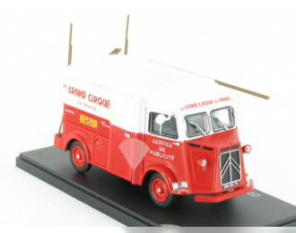 CITROEN Type H Le Grand Cirque de France - Service de pose des affiches, red