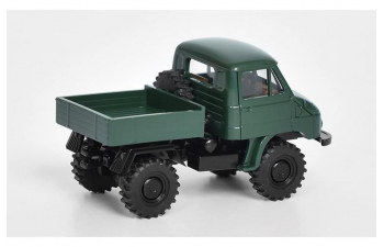 MERCEDES-BENZ Unimog 411 with trailer, green