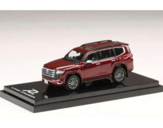 TOYOTA Land Cruiser (JA300W) ZX, dark red mica metallic with black interior