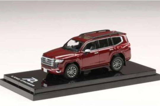 TOYOTA Land Cruiser (JA300W) ZX, dark red mica metallic with black interior