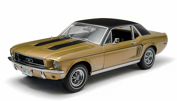 FORD Mustang "Golden Nugget Special" 1968 Gold with Black
