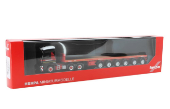 MERCEDES-BENZ Arocs SZ с полуприцепом, черный/красный