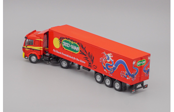 MERCEDES-BENZ SK 1844 Tautliner Suzi-Wan, red