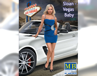 Сборная модель Фигурка девушки Dangerous Curves Series, Sloan - Vegas Baby