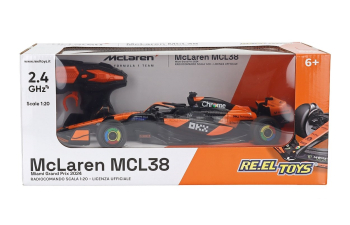 McLAREN F1 Mcl38 Team Mclaren №4 Winner Miami Gp (2024) First F1 Victory Lando Norris, Orange Black