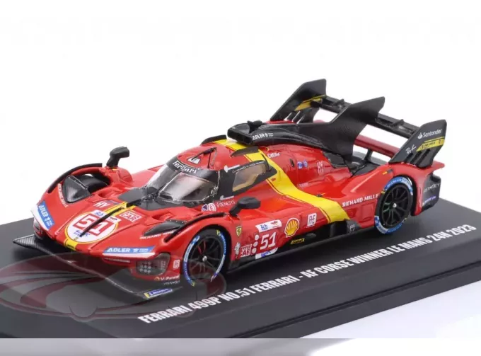 FERRARI 499P №51 Winner 24h LeMans Alessandro Pier Guidi, James Calado, Antonio Giovinazzi (2023)