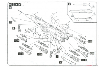 Сборная модель MiG-29 SMT Soviet multipurpose fighter