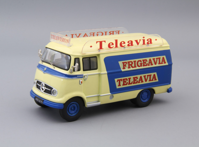 MERCEDES-BENZ L319 Teleavia, blue / light yellow