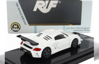 PORSCHE Gt Ruf Ct3 Clubsport Lhd (2012), White