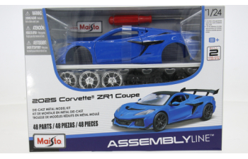 Сборная модель CHEVROLET Corvette ZR1 Coupe (2024), blue
