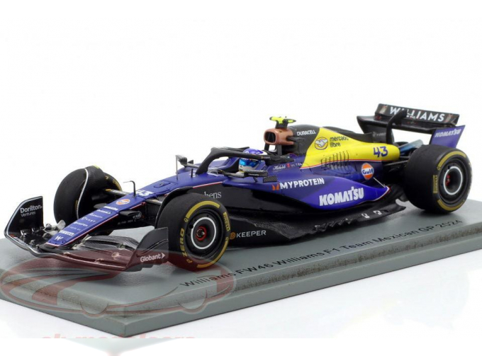 WILLIAMS FW46 #43 Mexico GP Formula 1 Franco Colapinto (2024)