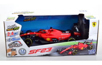 FERRARI F1 Sf-23 Team Scuderia Ferrari №16 Season (2023) Charles Leclerc, Red Black