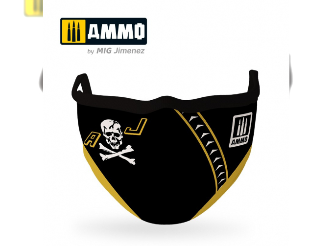 AMMO Face Mask "Jolly Rogers" (Hygienic protective mask 100% polyester)