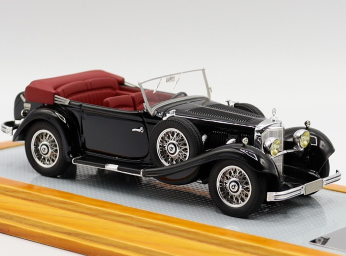 Mercedes-Benz 500K Tourenwagen 1934 Cabriolet open , Black