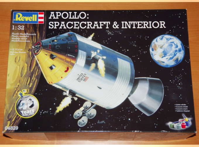 Сборная модель Apollo: Spacecraft interior