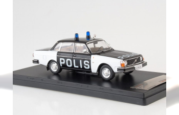 VOLVO 244 "Polis" (1978), white / black