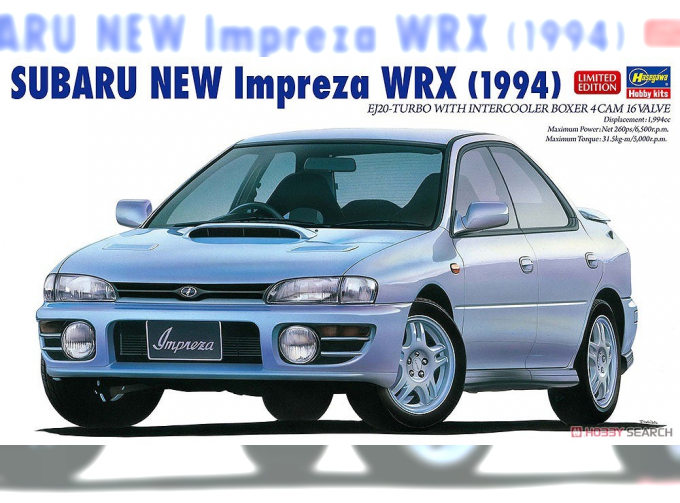 Сборная модель Subaru Impreza WRX (1994)