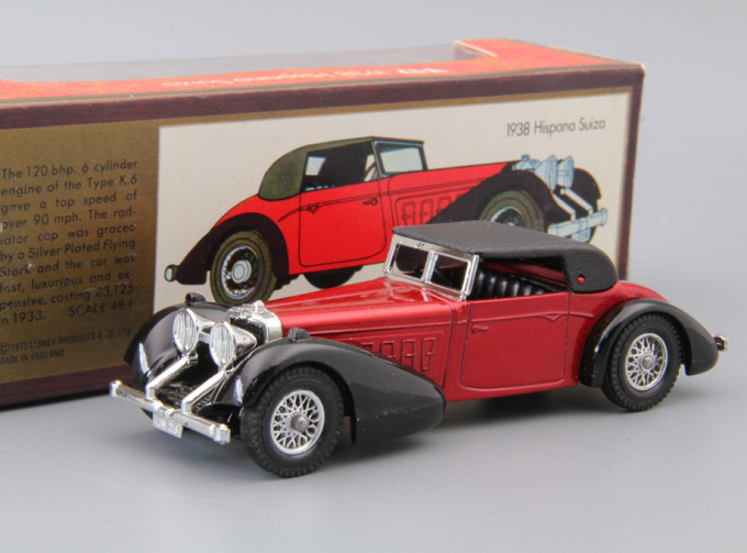 HISPANO SUIZA (1938), Models of Yesteryear, red / black