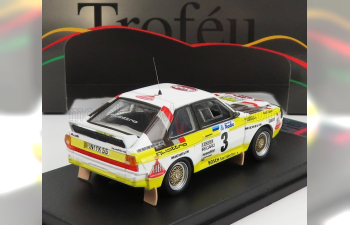 AUDI Quattro Sport №3 4th Rally Sweden (1985) H.Mikkola - A.Hertz, White Yellow Brown