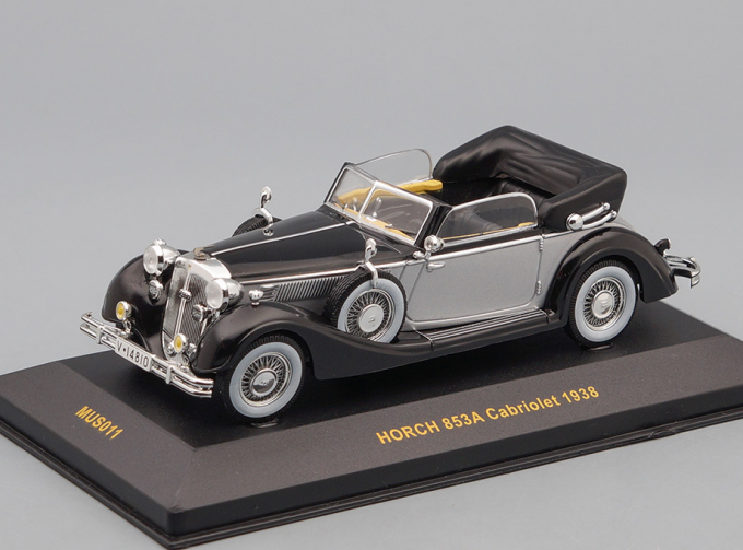 HORCH 853A Cabriolet (1938), black / silver