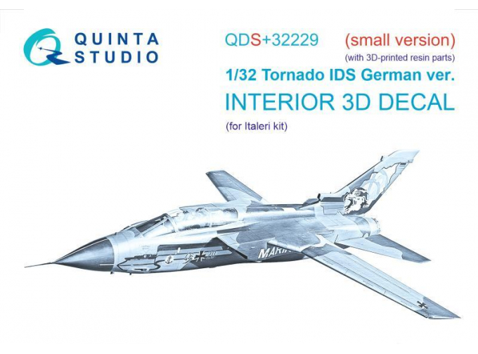 3D Декаль интерьера кабины Tornado IDS German (Italeri) (Малая версия) (с 3D-печатными деталями)