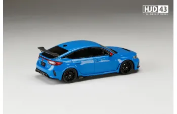 HONDA Civic Type R (FL5) Racing Black Package with Genuine Optional Parts, racing blue pearl