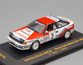 TOYOTA Celica 4WD Winner Rally Monte Carlo (1991), white / red