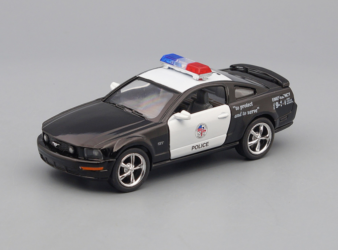 FORD Mustang GT Police (2006), black / white