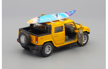 HUMMER H2 SUT Surfboard Pick-up (2005), yellow