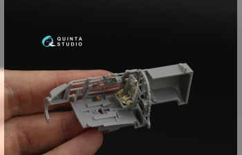 3D Декаль интерьера кабины A6M5 Zero, пр-ва Nakajima (Fine Molds)