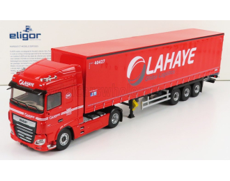 DAF Xf480 My 17 Space Cab Truck Telonato Lahaye Transports (2017), Red