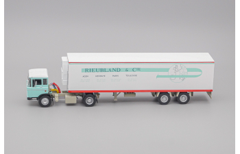 DAF 2600 Frigo (1962) Rieubland & Cie, turquoise / white