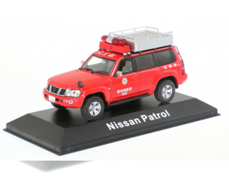 NISSAN Patrol пожарный Y61 (2005), red