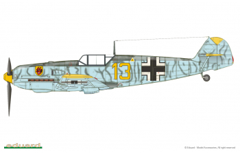 Сборная модель Немецкий истребитель Messerschmitt BF.109 E-4 ProfiPACK