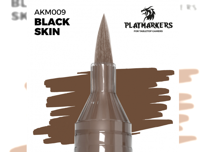 Маркер акриловый PLAYMARKER - Тёмная кожа / BLACK SKIN – PLAYMARKER