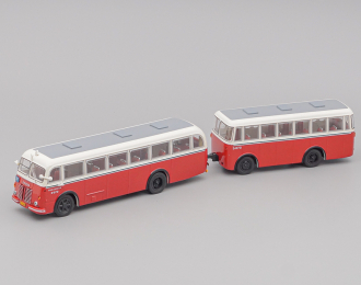 Автобус SKODA 706 RO Beijing Bus, red / beige