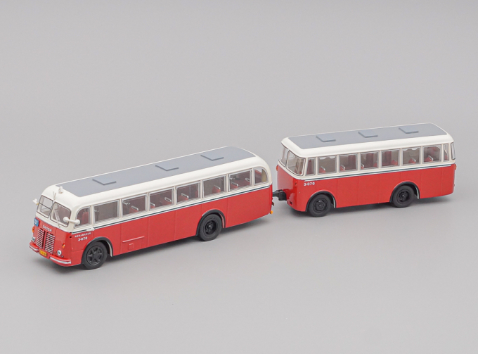 Автобус SKODA 706 RO Beijing Bus, red / beige