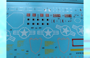 Декаль для F-117A Тех. надписи