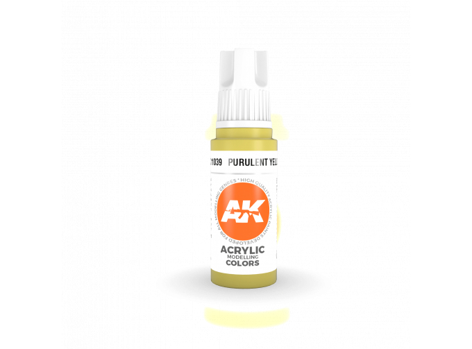 Краска акриловая 3rd Generation Purulent Yellow 17ml