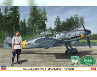 Сборная модель Самолет	Messerschmitt Bf109G-6 JUUTILAINEN with Figure