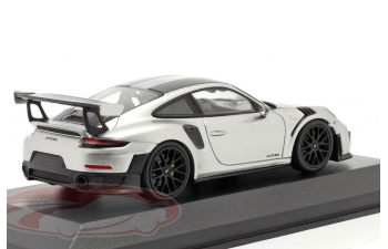 PORSCHE 911 (991 II) GT2 RS Weissach-Paket (2018), GT silver metallic with black rims