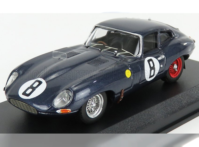 JAGUAR E-type Coupe 3.8l S6 Team M.charles N 8 24h Le Mans 1962 M.charles - J.coundley, Blue