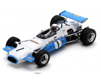 BRABHAM F2 Bt30 N 1 Winner Crystal Palace Gp 1970 Jackie Stewart, White Light Blue