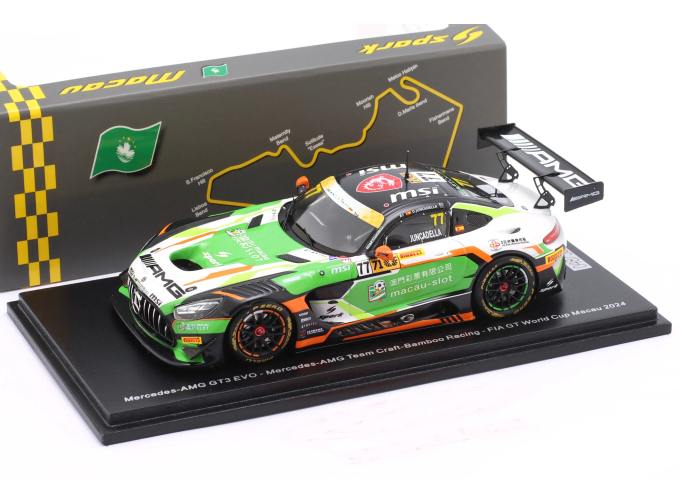 MERCEDES-BENZ AMG GT3 #77 10th FIA GT World Cup Macau Daniel Juncadella (2024)