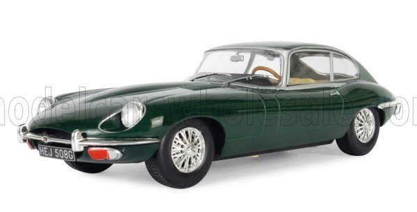JAGUAR E-type 2-series Coupe (1969) - Con Vetrina - With Showcase, Green