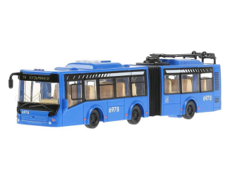 Городской троллейбус синий, 32.5 см